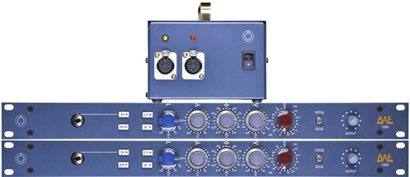 BAE Audio 1023 | Previo + EQ de 3 bandas + filtro paso-alto 2/u