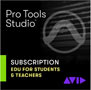 Pro Tools Studio Estudiantes/profesores Suscripción anual